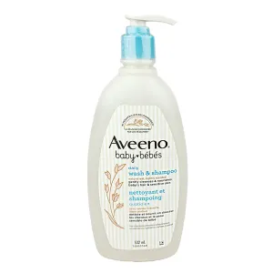 Aveeno Baby Daily Wash & Shampoo Natural Oat Lightly Scented 532ml